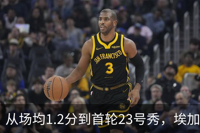 从场均1.2分到首轮23号秀，埃加福熬过了最难受的两年